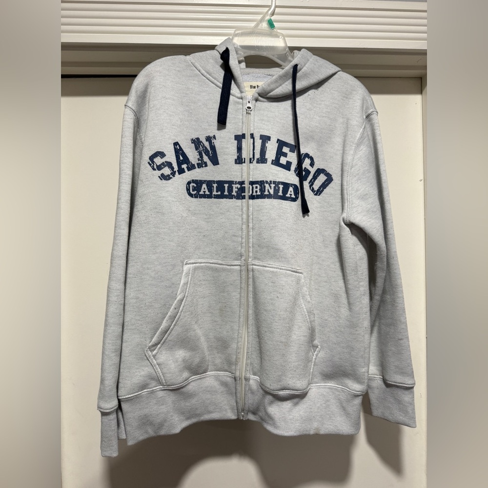 Gray San Diego California Hoodie